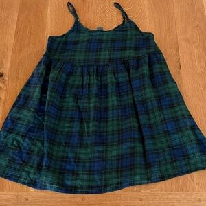 Wild Fable Green and Blue Plaid Mini Dress